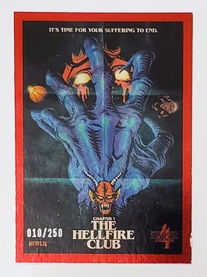 Zerocool Stranger Things Butcher Billy Red Metal #BB-1 The Hellfire Club 10/250