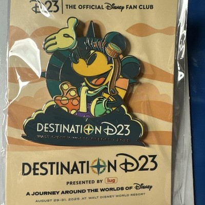Destination D23 2025 Journey Around The World Minnie Pilot Pin Event Exclusive