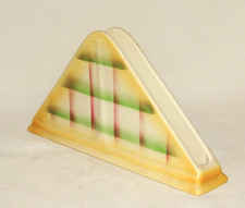 Spritzdekor Serviettenständer Art Deco Spritzdekor Serviettenhalter