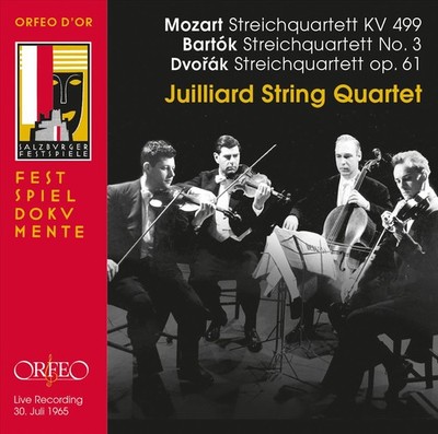 MOZART: STREICHQUARTETT, KV 499; BART¢K :STREICHQUARTETT; DVOR K: STREICHQUARTET