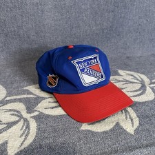 Vintage New York Rangers NHL Sports Specialties OSFA Adult Snapback Hat Cap 90s