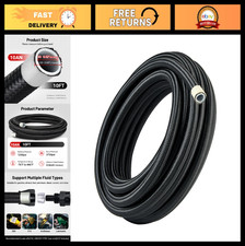 10ft An10 Ptfe Fuel Hose Line - E85 Nylon Braided Fuel Line High-performance Bl
