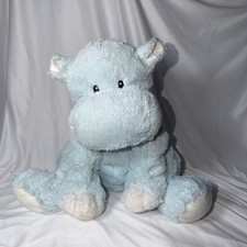 Toys R Us 10" Baby Blue Hippopotamus Hippo Plush Stuffed Animal 2013