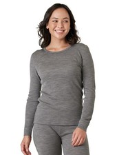 Womens 100 Merino Wool Base Layer Midweight Activewear Thermal Underwear Lon...