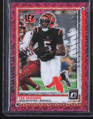 2025 Donruss Optic #13 Tee Higgins Pink Velocity #/99