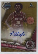 2023-24 Bowman U Chrome Prospect Gold Refractor 9/50 Prince Aligbe Auto r5f