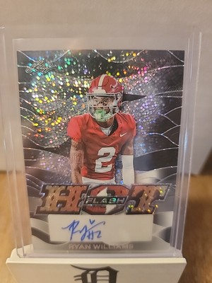 2024 Leaf Flash Ryan Williams AUTO Hot Flash 5/10 ALABAMA SUPERSTAR
