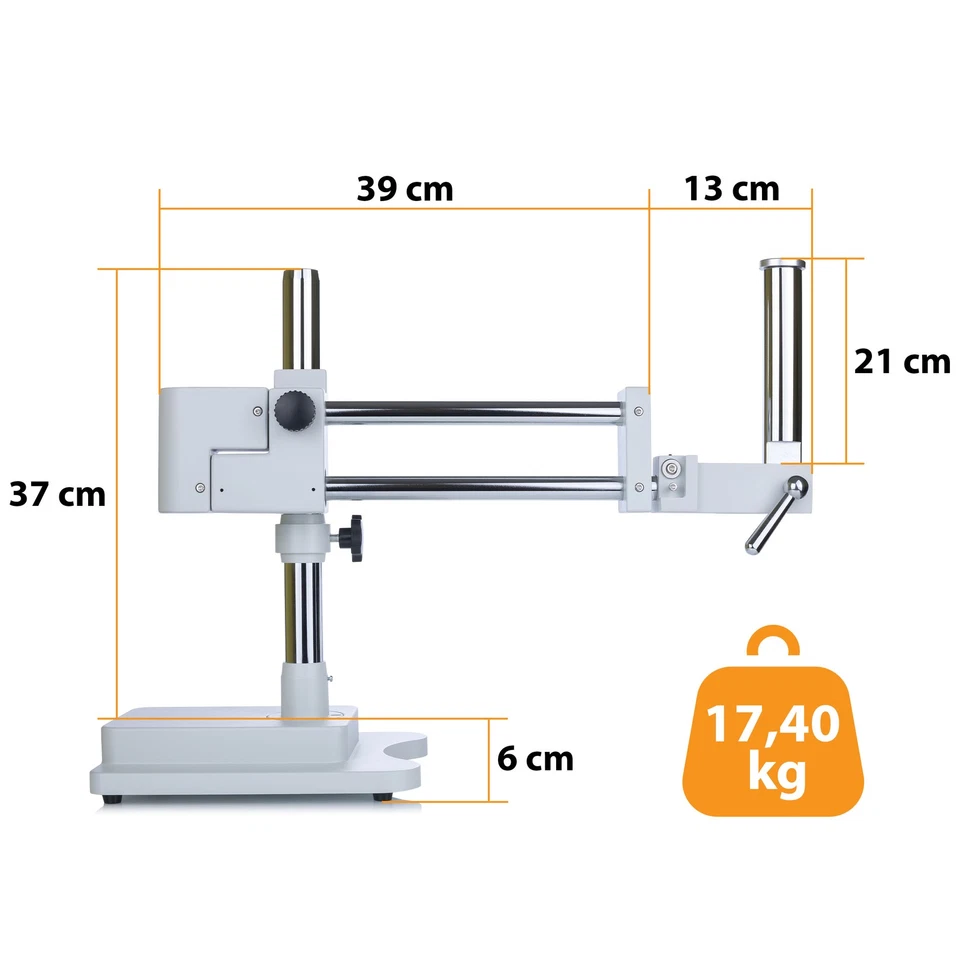 Rosfix SDMS1 Supporto per Microscopio – Braccio Mobile | 380 mm | Base 210x260 - Immagine 2 di 4
