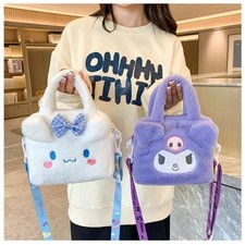 Cute Sanrio Bag Kuromi Cinnamoroll My Melody Cartoon Anime Plush Gift
