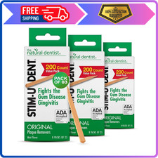 Stim-u-dent Plaque Removers 24 Packs of 25 Picks/pack 600 Picks - Mint Flavor