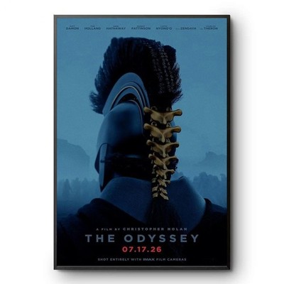 The Odyssey Christopher Nolan Movie Poster 2026 Sci-Fi IMAX Film Print Wall Art