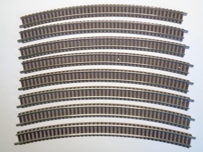 FLM PICCOLO 9130 gebogenes Gleis R3 30° 8 Stück (22746)