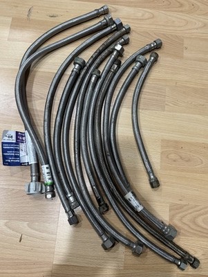 Braided Stainless steel Braided Faucet Supply Line Watts Eastman Bundle lot