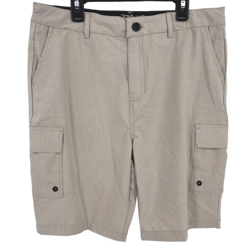 First Waves Boys Rip Stop Cargo Shorts Size 18 Khaki