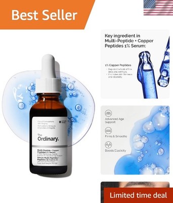 The Ordinary Multi-Peptide + Copper Peptides Serum - Anti-Aging, Fragrance Fr...