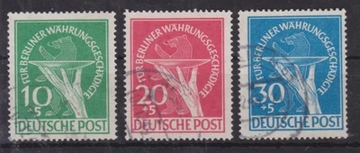 Berlin Nr. 68-70 gestempelt, zutiefst-geprüft BPP Schlegel, Währung 3 - Bild 1 von 2