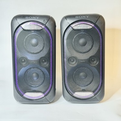 Sony GTK-XB60 Bluetooth Party Speakers Pair Wireless Extra Bass Tested Working