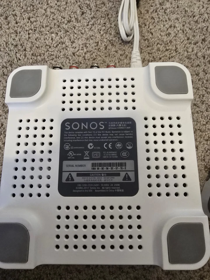 Sonos Connect Amp S1 con cable de alimentación. *FUNCIONA MUY BIEN* Foto 4 de 4