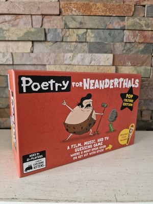 Poesie für Neandertaler Spiel Popkultur - Exploding Kittens. Komplett.