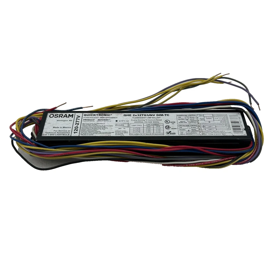Osram Quicktronic QHE 2x32T8/UNV DIM-TC Fluorescent Lamp Ballast - Image 3 of 3