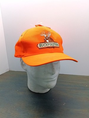 Buckmasters Hat Whitetail Deer Blaze Orange Snapback Hunting Cap NWT One Size
