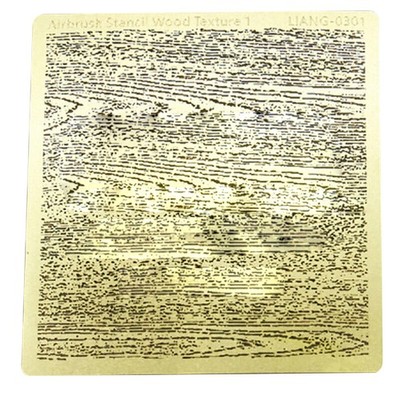 Wood Texture Airbrush Stencil Hobby ModelTools for 1/35 1/48 1/72 Models a