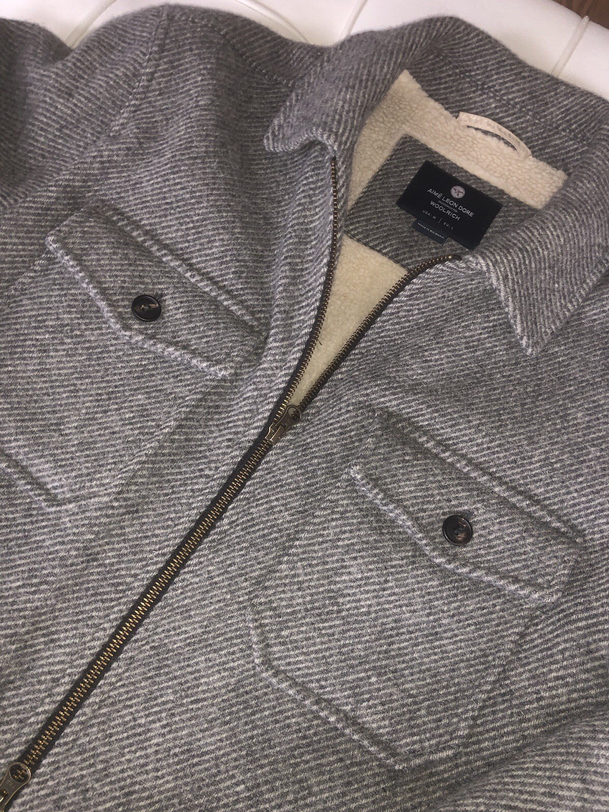 Woolrich ALD Jacket Gray Medium - image 1