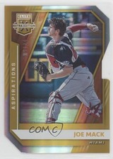 2021 Panini Elite Extra Edition Aspirations Gold Die-Cut /24 Joe Mack #31 1i3m
