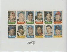 1969 Stamps Block of Twelve Clay Dalrymple Brooks Robinson Jim French HOF 2n4