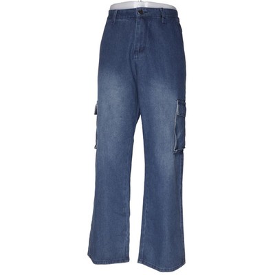 Cargohose, Größe: XL, Blau, Baumwolle/Polyester, Sonstiges, Denim, Herren #TGk