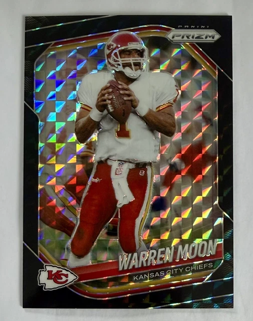 2025 Prizm True Black Finite 1/1 Warren Moon
