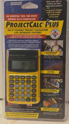 New! Sealed! ProjectCalc Plus Do-It-Yourself Project Calculator DIY Model 8525