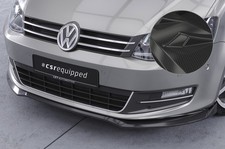 Cup Spoiler Lippe Front Carbon Look für VW Sharan 2 (7N) CSL757-C