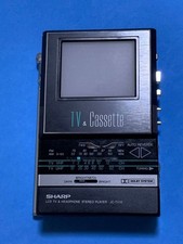 Sharp JC-TV10 TV Cassette Player 1986 Vintage Japan Model with Charger and Case