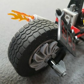 LEGO Teenage Mutant Ninja Turtles Shredder's Dragon Bike Set 79101 Incomplete