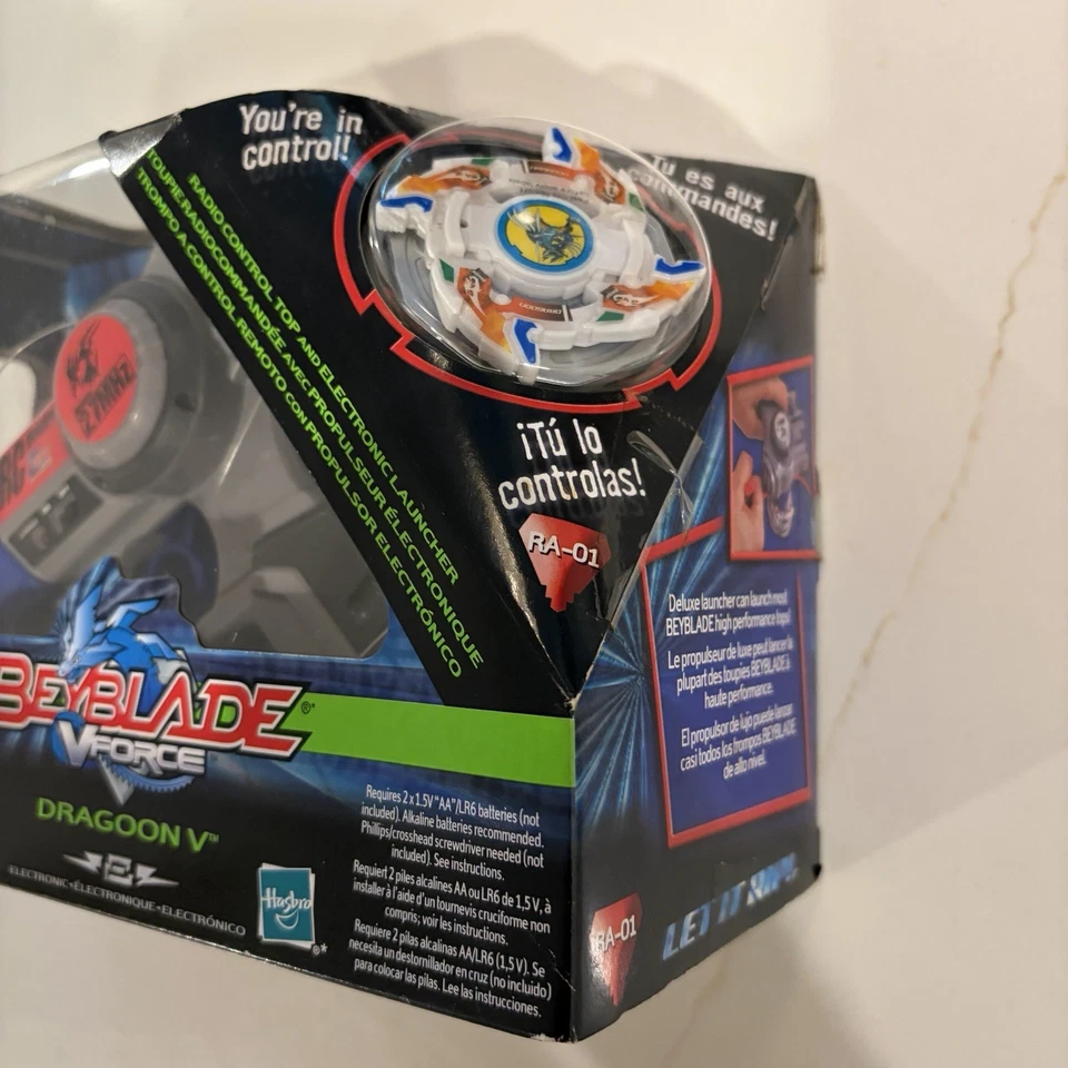 HASBRO Beyblade Dragoon V RC V-Force RA-01 27 МГц запечатанный новый РЕДКАЯ - Изображение 4 из 4