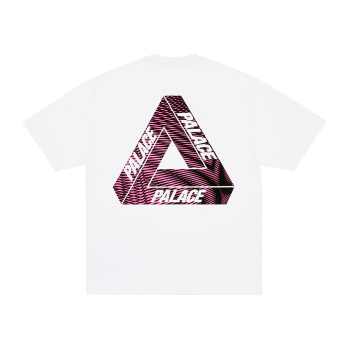 Palace Tri-Vex T-Shirt White Pink 25SS
