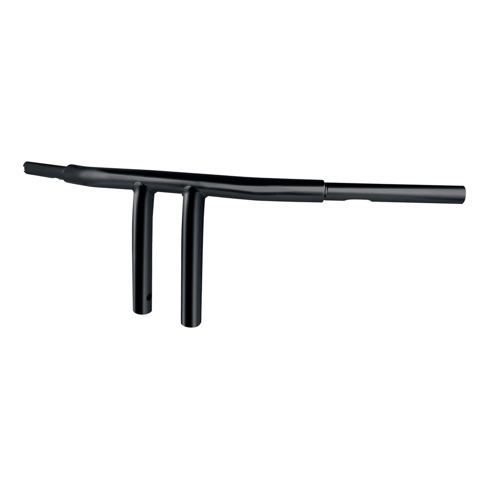 1Pcs 8'' Rise Black 1 1/4" T-Bars Handlebar Fit For Harley Sportster Dyna ✅ - Image 2 of 4