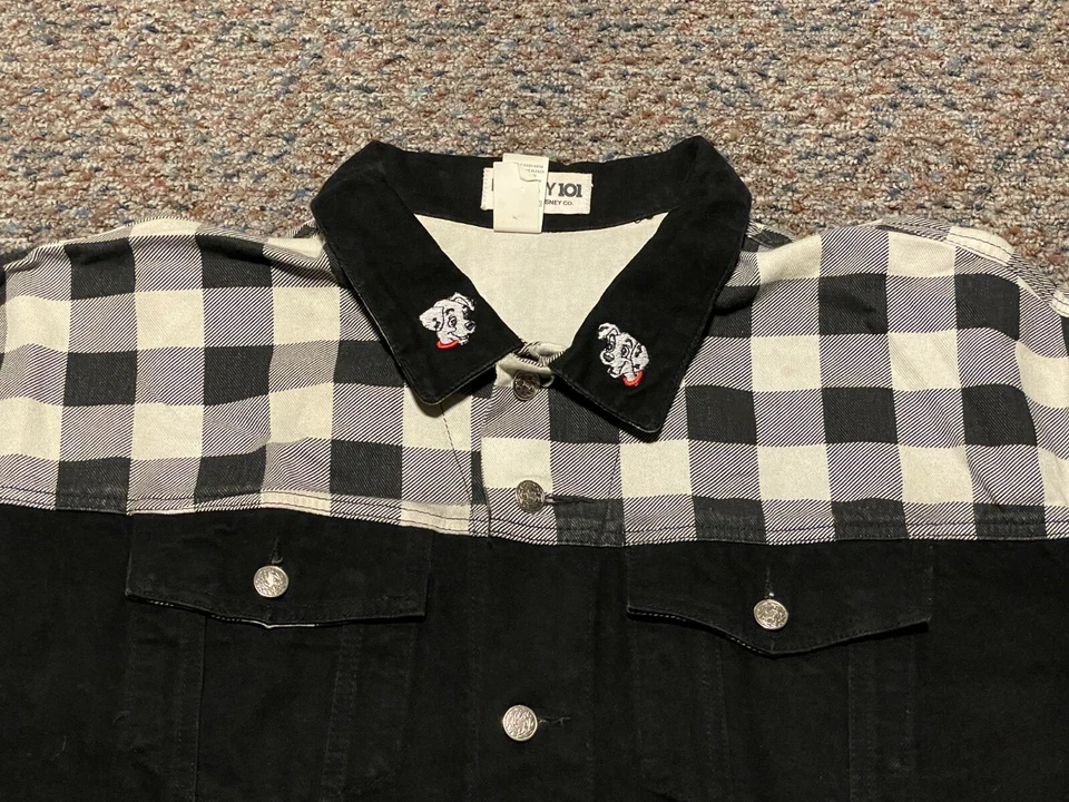 101 DALMATIONS Vintage Ultra Raro WALT DISNEY Chaqueta Promocional X-Large Cruella Foto 2 de 4