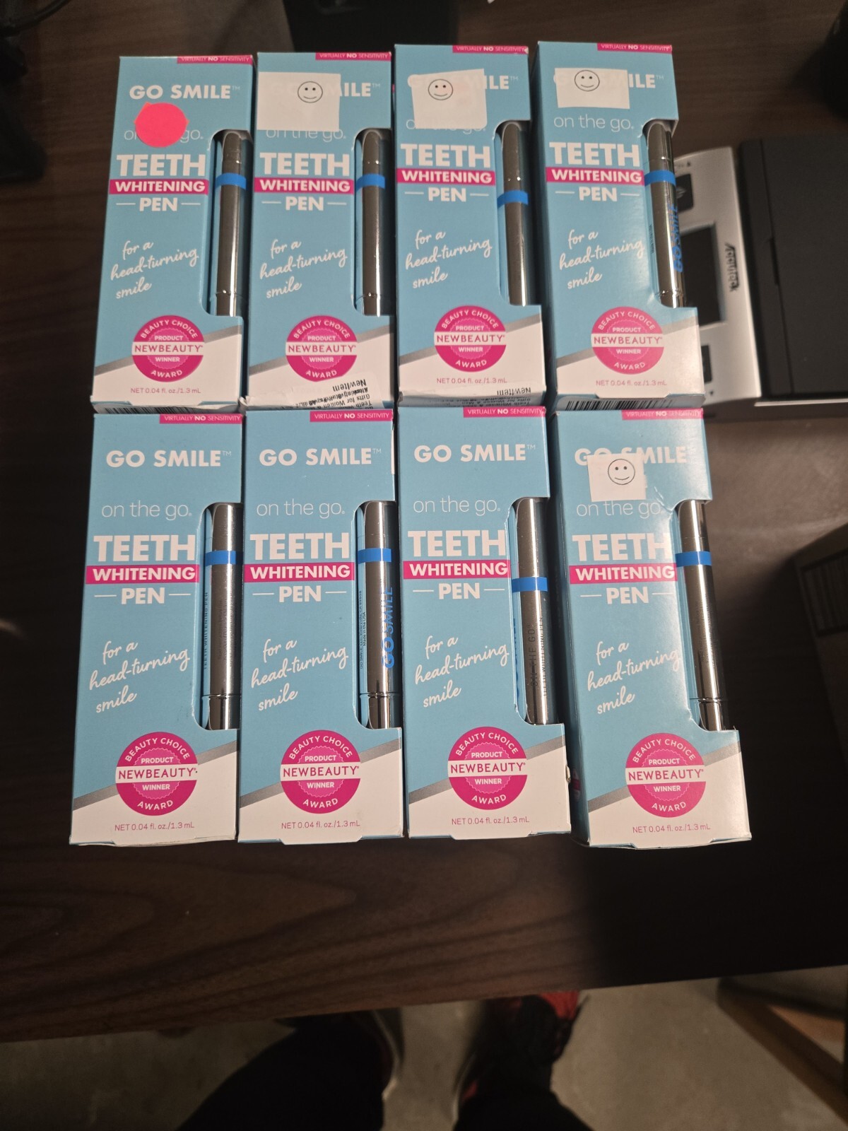 8 Pack GO SMILE On The Go Teeth Whitening Pen 0.04 oz