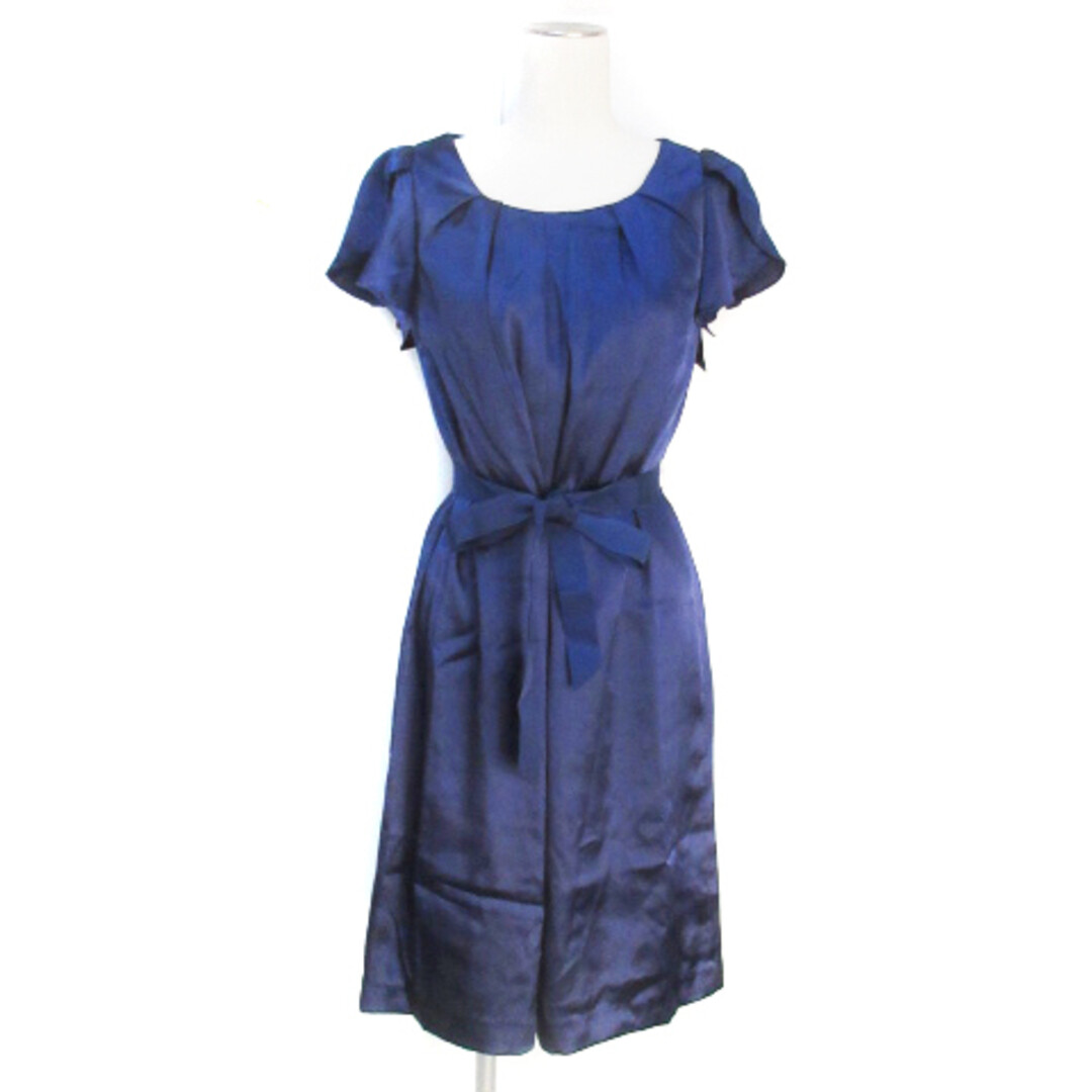 Celabi CEST LAVIE by MILANE TOMODA Square Dress Satin Knee Length 