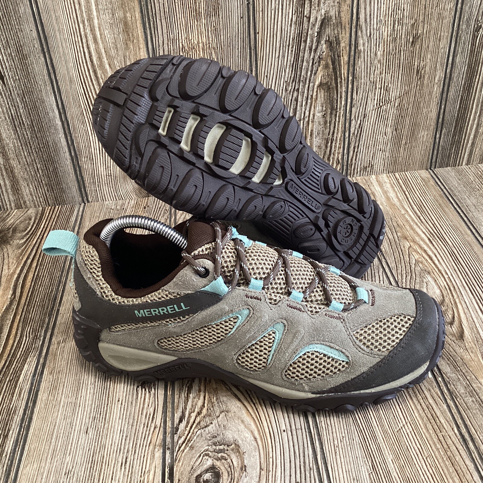 Scarpe da ginnastica Merrell donna Yokota 2 trail escursionismo marroni J78636 taglia US 10