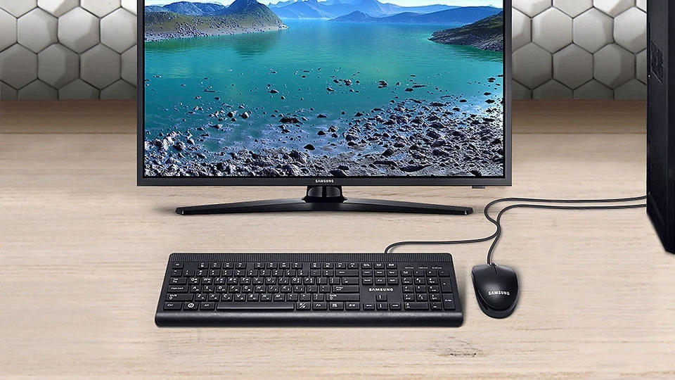 Samsung SKP-900B Desktop Mouse and Keyboard Combo English/Korean Layout - Image 4 of 4