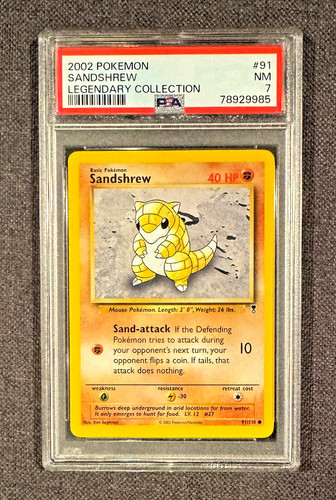 Sandshrew graded PSA 7 for sale on eBay