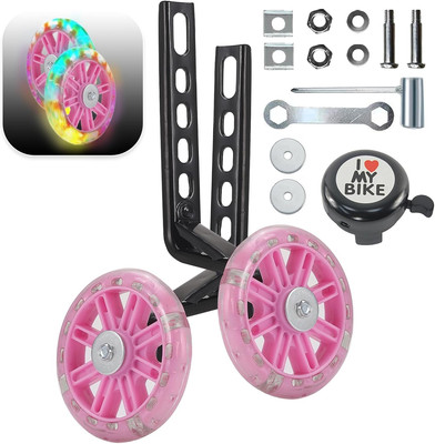 Training Wheels for Bike,Compatible for Bikes of 12/14/16/18/20 Inch,Flash Mute 