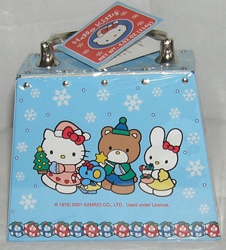 Hello Kitty WEIHNACHTEN FERIEN SÜSSIGKEITENDOSE 2001 WERKSEITIG VERSIEGELT NEU MIT ETIKETT - Bild 2 von 3