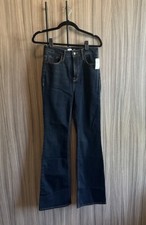 Old Navy Extra Flare High Rise Jeans Dark Blue 6 NWT