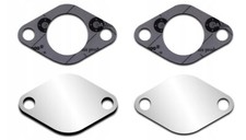 2x AGR Verschlussplatte mit 2x Dichtung für VOLVO 850 S70 S80 V70 2.5 TDi