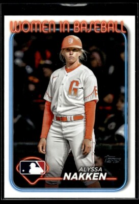 2024 Topps Series 2 Woomen in Baseball Alyssa Nakken San Francisco Giants #WIB-4