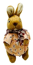 Stuffins Mrs Cottontail Easter Bunny Rabbit Plush Easter CVS Stuffed Animal 1988